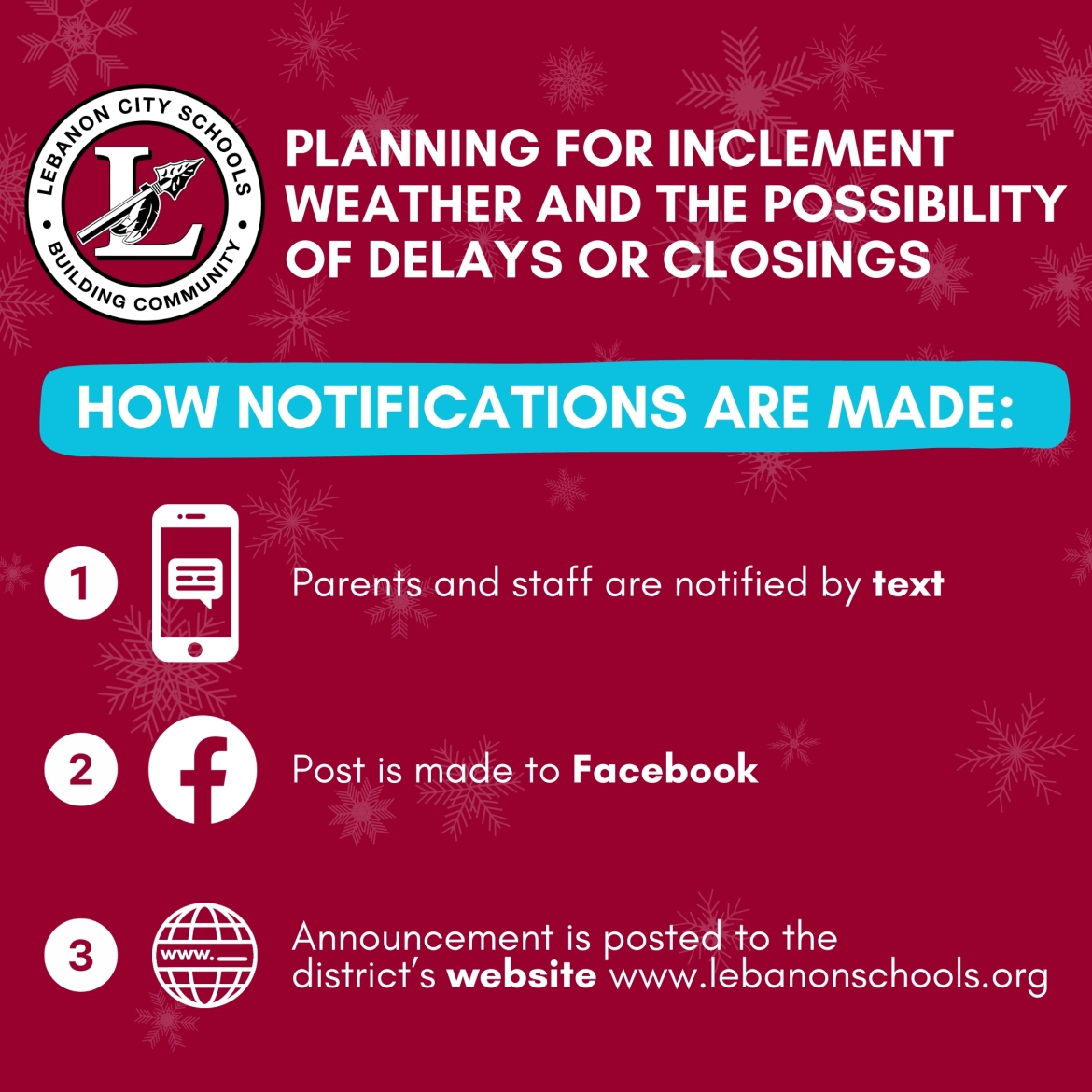 Inclement Weather Notifications